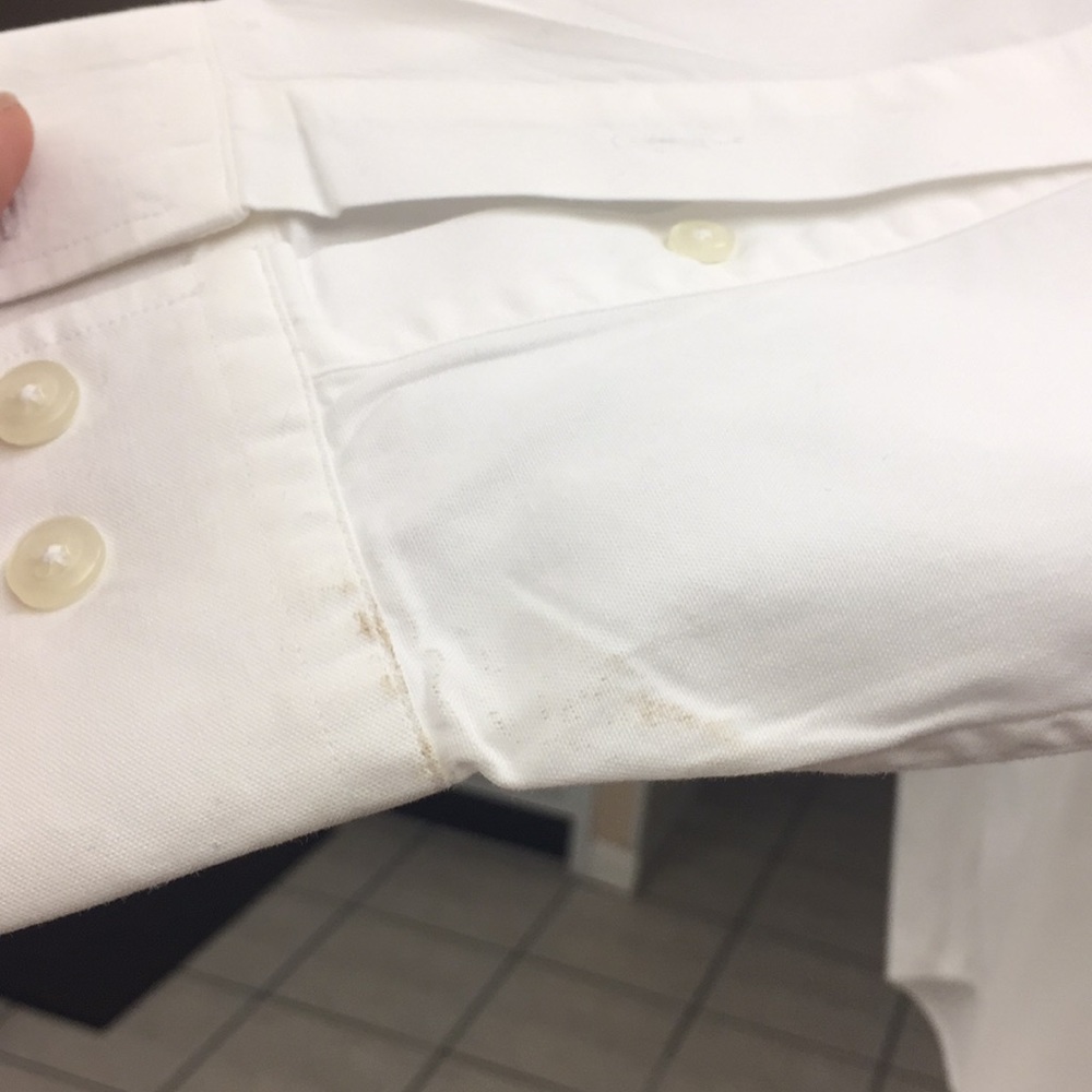 Nautica button down dress shirt. - Picture 4 of 5